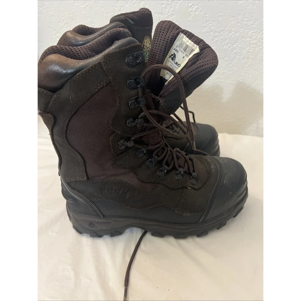 Rocky Blizzard‎ Stalker Waterproof 1200G Insulated Boot Mens Sz 8 Leather 8